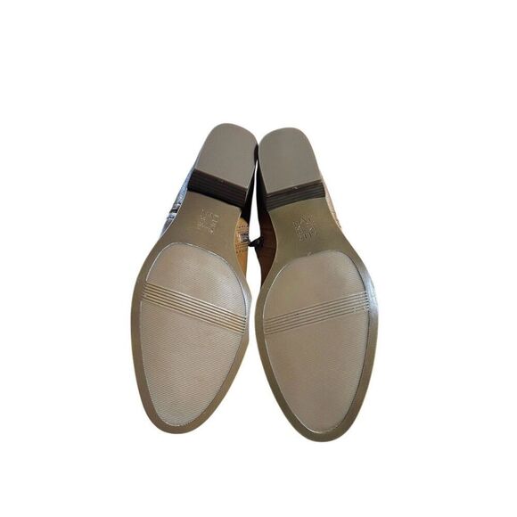 Naturalizer Zarie Block Heel Brown, Cinnamon Leather Bootie  Size 6.5M - Picture 7 of 8